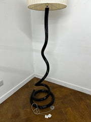Ghibli Piantana Black Murano Glass Floor Lamp by Reflex