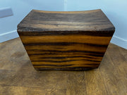 Antique Hand Crafted Solid Wood Bench/Stool on Wheels