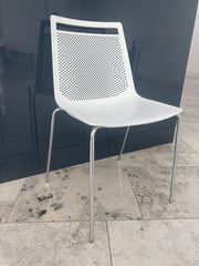 Used Akami Na Stackable White Chair Designed by Stefano Sandona for Gaber