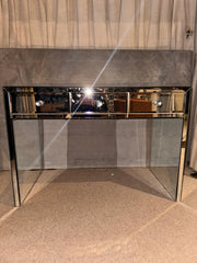 Borghese Art Deco Mirrored Console/Vanity Desk