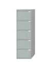 Bisley Steel Grey 5 Drawer Filing Cabinet