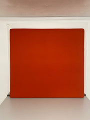 Orange Cloth Sound Diffuser Wall Panel