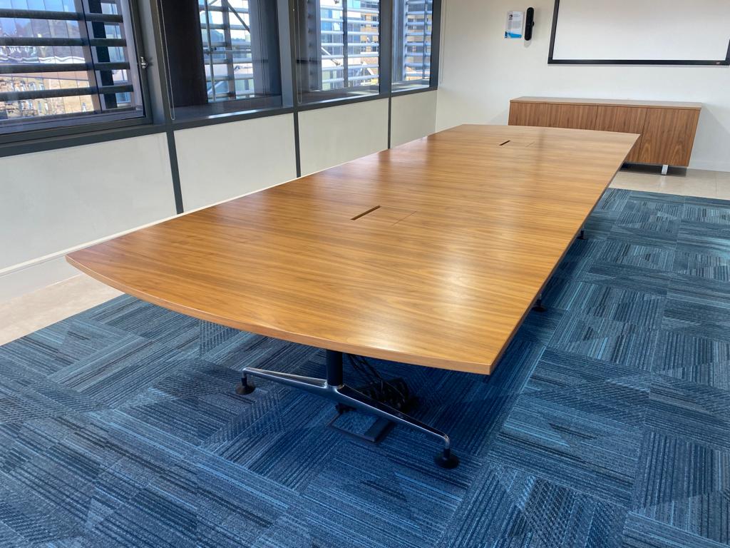 Veneer on sale conference table