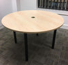 Used Senator Maple 1200mm Diameter Round Meeting Table