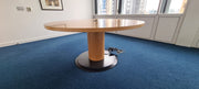 Used Oak 'Sven' Circular Meeting Table