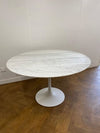 New Knoll Saarinen style Marble Circular Table