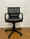 Used Vitra Imago by Mario Bellini in Black Leather