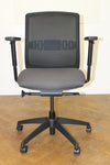 Used Boss Designs Lily Swivel Chair Grey Cloth