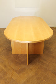 Used Maple Veneer 2400 x 1200mm Boardroom Table