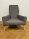 Used Hitch Mylius HM44 Armchair in New Grey Wool