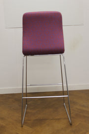 Used Boss Designs 'Arran' High Stools Brown & Purple