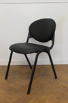 Used Prima Black Vinyl Stacking Meeting Chairs