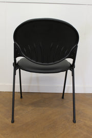 Used Prima Black Vinyl Stacking Meeting Chairs