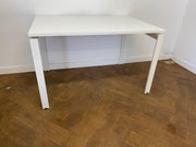 Used White 1200mm x 800mm Bench Style Individual Desk
