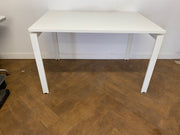 Used White 1200mm x 800mm Bench Style Individual Desk