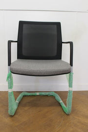 New. Orangebox WD-CA Grey Cloth Meeting Chair