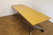 Used Wilkhahn Confair folding table 3000mm x 800mm