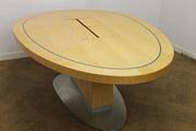 Used Maple Veneer Boardroom Table 2080mm x 1450mm