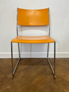 Used Dietiker Tila Orange Meeting/Conference Stacking Chair