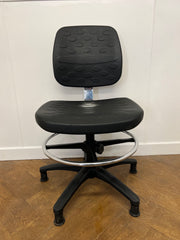 Used Northfield Ergonomic Polyurethane Black Draughtsman's (sit stand) Chair