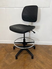 Used Northfield Ergonomic Polyurethane Black Draughtsman's (sit stand) Chair