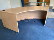 Used Beech Reception Desk