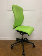 Used Komac Task Chair in NEW Green Cloth