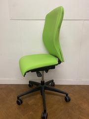 Used Komac Task Chair in NEW Green Cloth