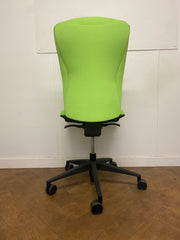 Used Komac Task Chair in NEW Green Cloth