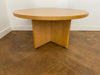 Used Beech Veneer Circular Coffee Table