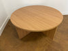 Used Oak Circular Coffee Table 1000mm Diameter