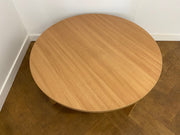 Used Oak Circular Coffee Table 1000mm Diameter