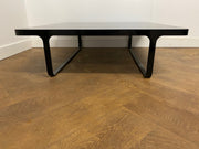 Used Black Glass Coffee Table