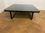 Used Black Glass Coffee Table