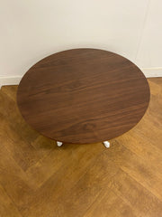 New Walnut Circular Coffee Table