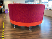Used Orangebox Perimeter (PR31-HB) 3 Section Seating Booth SOLD ONLY LOW BACKS AVAILABLE
