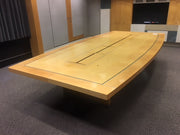 Used Maple Veneer Boardroom Table 3000mm x 1800mm > 1500mm