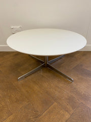 Used OCEE White Circular Coffee Tables