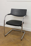 Used Vitra Vis-a-Vis Chrome Framed Meeting Chairs