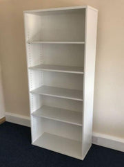New 1800mm tall bookcases in either White or Maple laminate