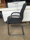 Used Ahrend Cantilever, Grey Cloth Meeting Chair