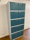 Used Bisley 10 Door Staff Lockers Teal Doors