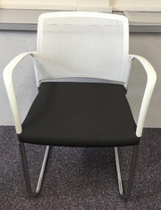 Used Boss Designs Black Cloth Meeting Chair