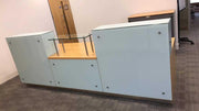 Used Glass Fronted Reception Desk