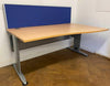 Used Mobili Beech 1600mm Wave Desk