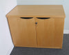 Used Senator Maple Veneer 2 Door Cupboard