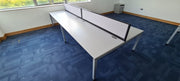 Used Tangent Svelte 1800mm x 800mm White Bench Desks